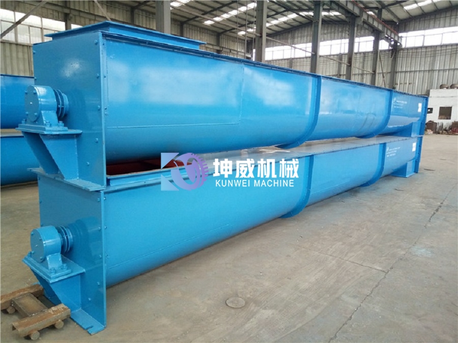 準(zhǔn)備出口到越南的U型槽式螺旋輸送機